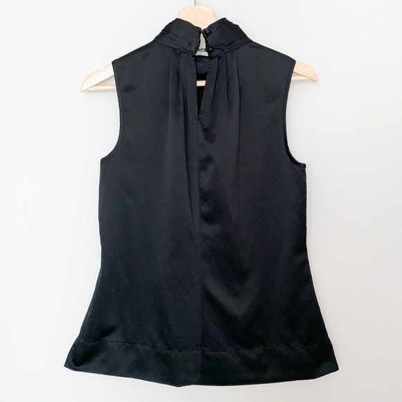 Cleocleo Black Sleeveless Pleated Tank - Picture 3 of 7